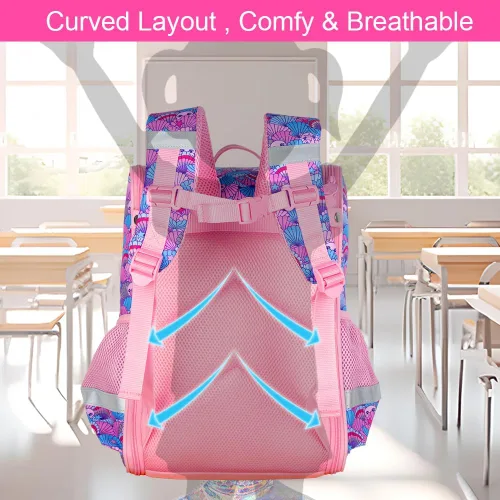 Vista 30 de KLFVB Mochila de 3 piezas para niñas y niños, bolsa de libros de dinosaurio de unicornio de 15 pulgadas con lonchera, bolsa escolar preescolar