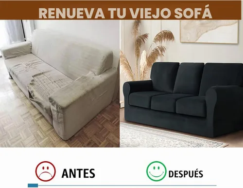 Vista 4 de 3 piezas de fundas de terciopelo de alta elasticidad para sofá de 1 cojín, fundas lavables para sofá con cordón antideslizante en la parte inferior