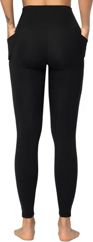 Vista 3 de Sunzel - Leggings de entrenamiento para mujer con cintura alta y control de abdomen Negro