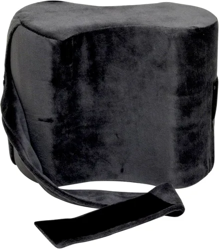 Vista 3 de BodyMed - Almohada de apoyo para posicionamiento de piernas y rodillas, 10 x 8 x 6 pulgadas, color azul, contorno de cuña de espuma para personas