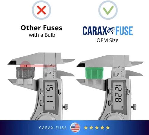 Vista 4 de CARAX Fusible incandescente – Fusible Premium Standard Regular Blade ATC/ATO/ATS – Surtido – Fusible automotriz LED brillante cuando se sopla