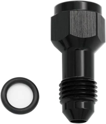 Vista 3 de Aluminio 3AN hembra a 3AN macho extensor de montaje, conector adaptador de extensiones AN3 con anillo tórico, negro