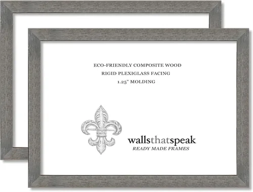 Vista 3 de wallsthatspeak Marco de rompecabezas, granero americano, 19x13