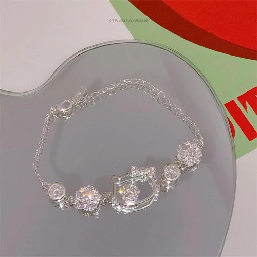 Vista 4 de RICHTRUE Pulseras Y2k Y2k, accesorios de grunge, pulsera estética Y2k para mujer, accesorios punk