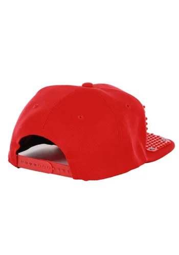 Vista 4 de Gorra Snapback Roja Bricky Blocks Multicolor
