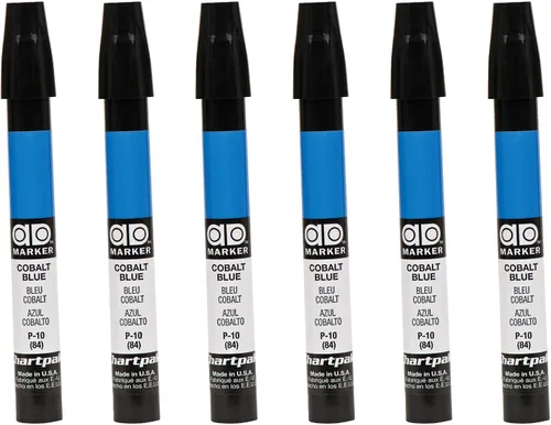 Vista 3 de AD Marker The Original Chartpak, Tri-Nib, azul cobalto, 1 cada uno (P10)