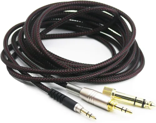 Vista 7 de NewFantasia Cable de actualización de audio de repuesto compatible con Audio-Technica ATH-M50xBT, ATH-AR3BTBK, ATH-SR50BT, ATH-ANC9, ATH-ANC7B