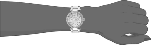 Vista 6 de Michael Kors Mini Parker Reloj multifunción de acero inoxidable