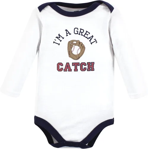 Vista 4 de Hudson Baby unisex-baby Cotton Long-sleeve Bodysuits