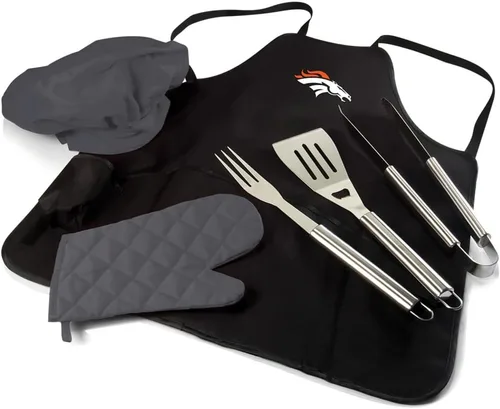 Vista 28 de Picnic TIME NFL BBQ Delantal Tote Pro Grill Set