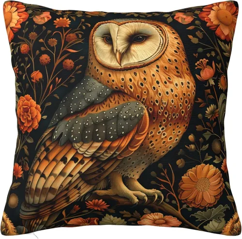 Vista 25 de Fundas de almohada William Morris diseño Strawberry Thief, fundas de almohada decorativas suaves para exteriores, fundas de almohada para decoración