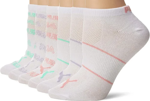 Vista 18 de PUMA Calcetines de corte bajo para mujer (paquete de 6)