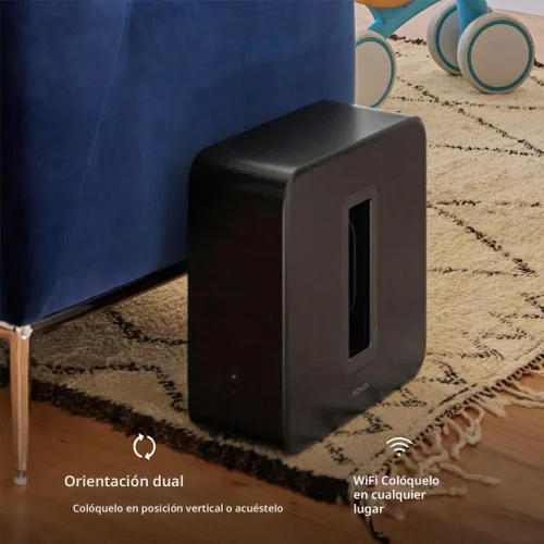 Vista 5 de Sonos Sub 4 - Subwoofer inalámbrico - Negro