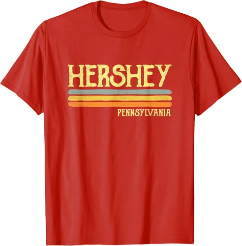 Vista 77 de Camiseta vintage de regalo de recuerdo de Hershey Pennsylvania PA, Negro, S