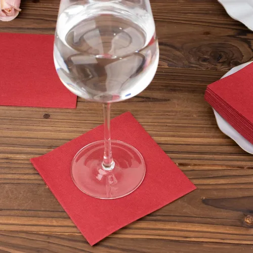 Vista 18 de Efavormart - Paquete de 20 servilletas de papel Airlaid de papel suave con tacto de lino rosa rubor de oro rosa, altamente absorbentes Rosa (Blush)