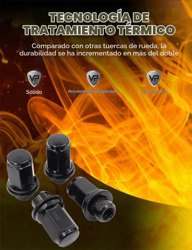 Vista 5 de Veritek - Juego de 24 tuercas hexagonales de 0.472 x 0.059 in, 1.87 pulgadas, 1.850 in de longitud, 13/16 hexagonales, OEM de fábrica