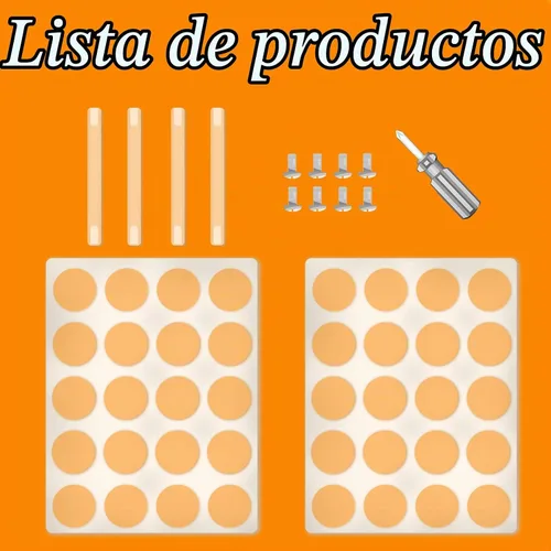 Vista 6 de Almacenamiento de rollos de vinilo de 20 agujeros para sala de manualidades, soporte de rollo de vinilo para hasta 20 rollos de vinilo, material 1