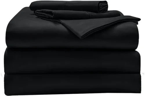 Vista 5 de Sábanas de tamaño Queen con cabezal dividido superior para cama ajustable, 800 hilos, 100% algodón egipcio, juego de ropa de cama de 4 piezas