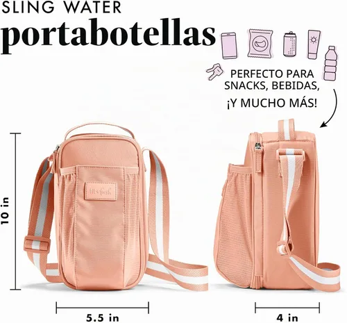 Vista 3 de Fit & Fresh Bolsa para botella de agua Nina Coral