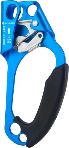 Vista 9 de NewDoar Certificado UIAA y CE - Ascendedor de mano para escalada en roca, arborista, equipo de rapel para cuerda de 8~13MM