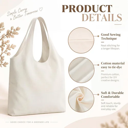 Vista 4 de Paterr Bolso tote de rayas de verano para mujer Beige