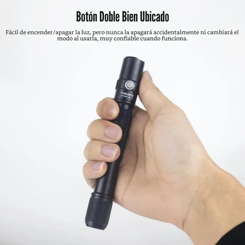 Vista 5 de ThruNite Archer - Linterna recargable LED 2A C, linterna AA de alta 1000 lúmenes con USB-C, linternas brillantes de doble interruptor para cortes