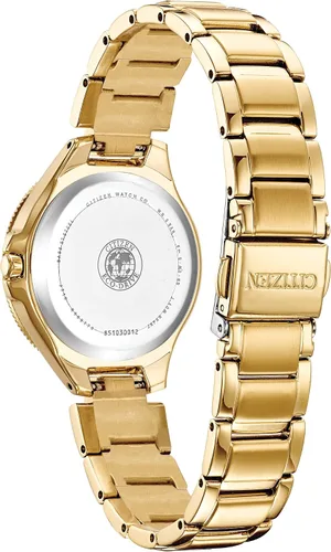 Vista 3 de Citizen Ladies' Silhouette Crystal Eco-Drive Watch, 3-Hand Date, Stainless Steel
