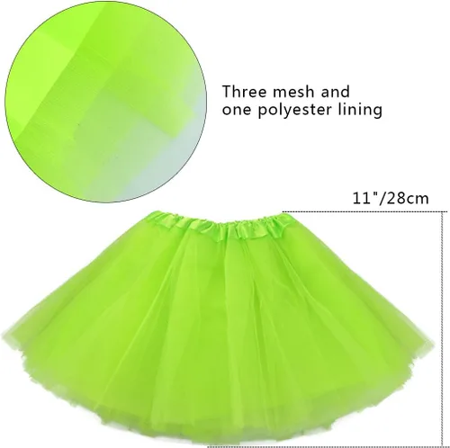 Vista 2 de Accesorios de disfraces 6 en 1 para niños trajes y vestidos elegantes de los años 1970 y 1980 para fiestas de cosplay o fiestas temáticas para niñas