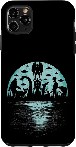 Vista 13 de Bigfoot Nessie Mothman and Aliens Cryptid Ovnis Cryptozoology - Carcasa para iPhone 17