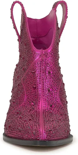 Vista 2 de Jessica Simpson Botines puntiagudos de gamuza para mujer