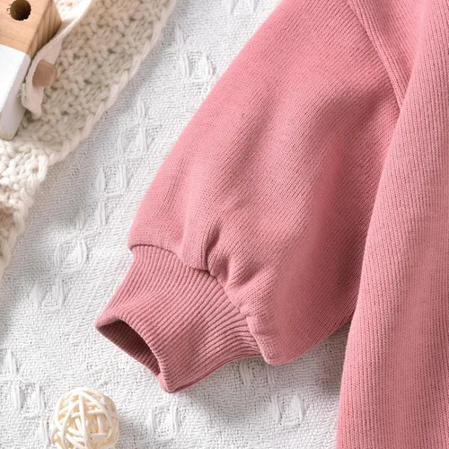 Vista 6 de Unutiylo Enterizo unisex de manga larga con cremallera y capucha para bebés y niñas