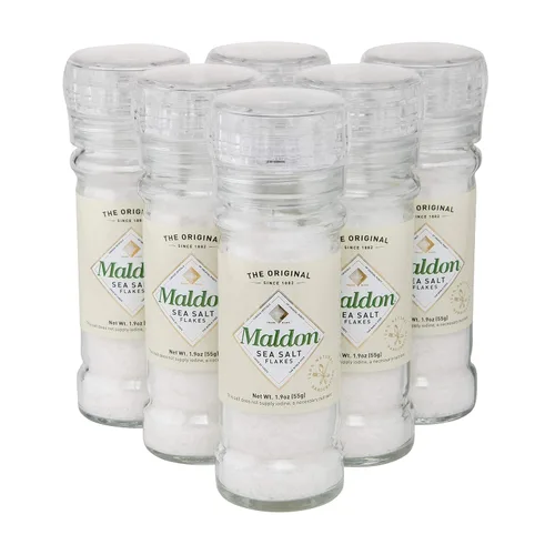 Vista 3 de Maldon Sal, escamas de sal marina, 8.5 oz (240 g), (Paquete de 2)