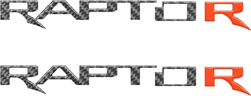 Vista 14 de Insertos de emblema para capó - Compatible con Ford F-150/Bronco Raptor 2021-2026