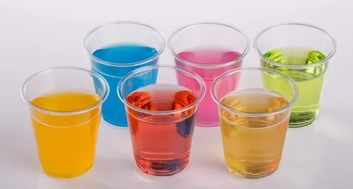 Vista 4 de Golden Apple, Vasos de plástico transparente de 100 onzas de 3 onzas. Mini tazas desechables, vasos de plástico, vasos de chupito de plástico, vasos