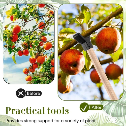 Vista 5 de Yungyan 2 soportes para árboles, soporte de plástico para ramas de frutas, soporte para árbol que evita que se rompan para viñedos, jardines