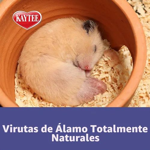 Vista 3 de Kaytee Aspen - Ropa de cama para mascotas para conejillos de indias, conejos, hámsters, jerbos y chinchillas, 19.7 litros