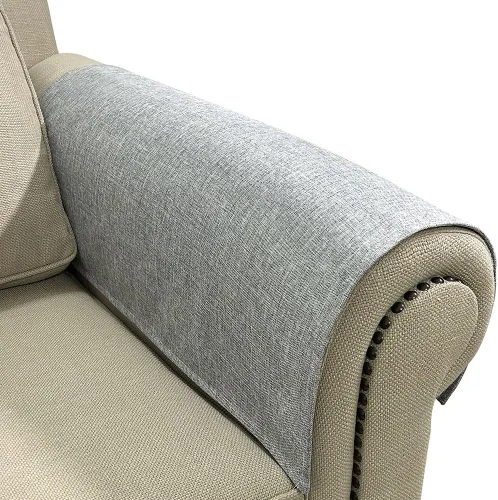 Vista 16 de Fundas para Brazos de Sofá, Funda Antideslizante para Reposabrazos de Sofá Reclinable, 2 Fundas Lavables para Brazos de Sofá, Protectores de Brazos