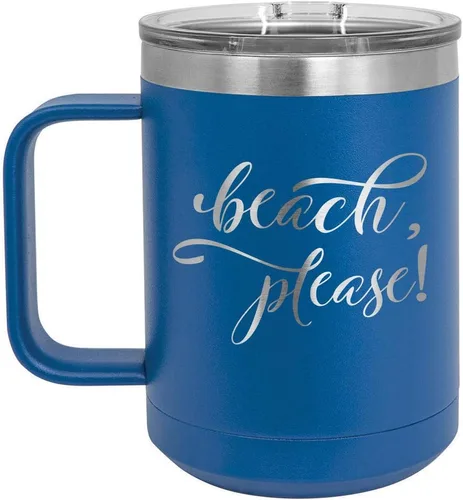 Vista 9 de Taza de café de 15 oz con tapa superior deslizante, taza de café de viaje aislada Ideas de regalo de cumpleaños o Navidad de mujeres o hombres