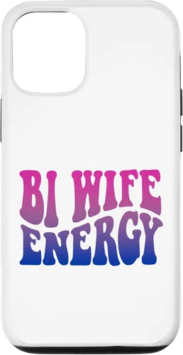 Vista 27 de iPhone 13 Pro Bi Wife Energy Bisexual Pride Bisexual Flag Retro Vintage Case