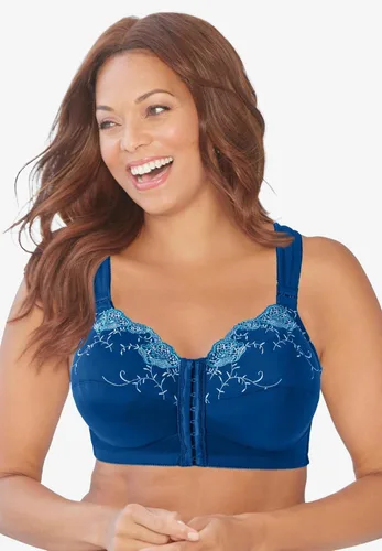 Vista 5 de Comfort Choice Sujetador de postura sin aros bordado con cierre frontal para mujer