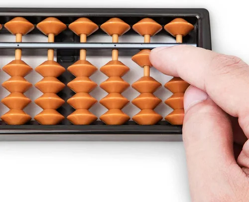 Vista 6 de Digital Standard Abacus-10.0 in-Calculadora profesional de soroban de 17 columnas (herramienta funcional y educativa)