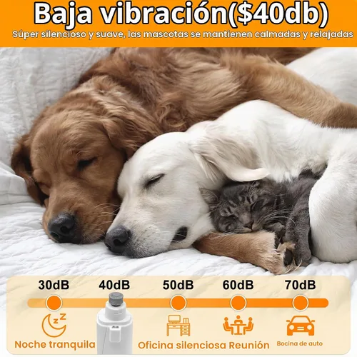 Vista 8 de Cortaúñas y amoladora para perros con luz LED