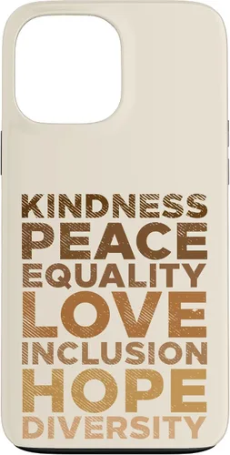 Vista 23 de iPhone 16 Kindness Peace Equality Black African Pride Melanin BLM Gift Case