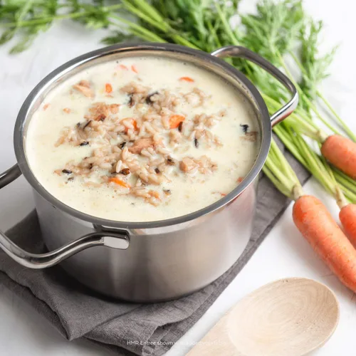 Vista 8 de HMR Mezcla cremosa de sopa de pollo, 0.53 oz de proteína, paquete triple