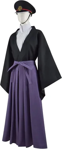 Vista 3 de RongJun Tsukasa Yugi Disfraz Unisex WC Bound Hanako Kun Kimono Conjunto Completo Trajes Halloween Cosplay Uniforme Escolar