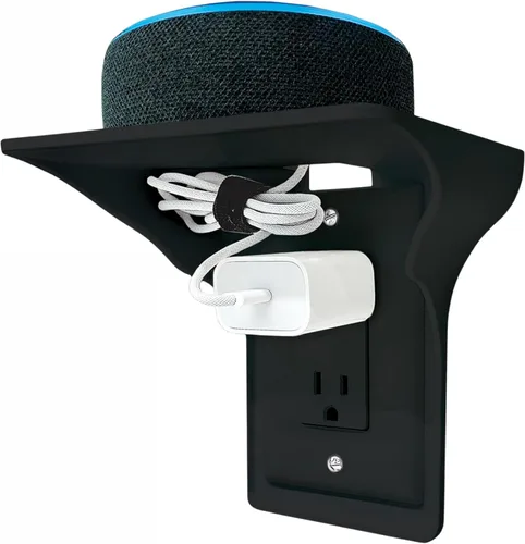 Vista 15 de Power Perch - Estante de salida sin taladro, estantes aptos para inquilinos Almendra