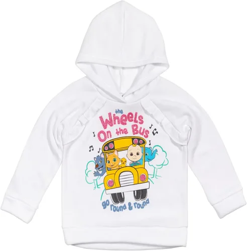 Vista 2 de CoComelon JJ - Conjunto de sudadera con capucha y pantalones de forro polar para niños pequeños