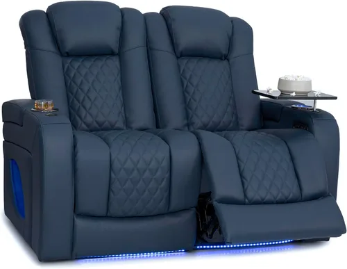 Vista 57 de Seatcraft Virtuoso 365 - Asiento de cine en casa (3 unidades), color ébano