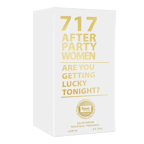 Vista 3 de Hybrid & Company 717 After Party - Eau de Parfum para mujer con aroma floral fresco y natural, 3.4 onzas líquidas