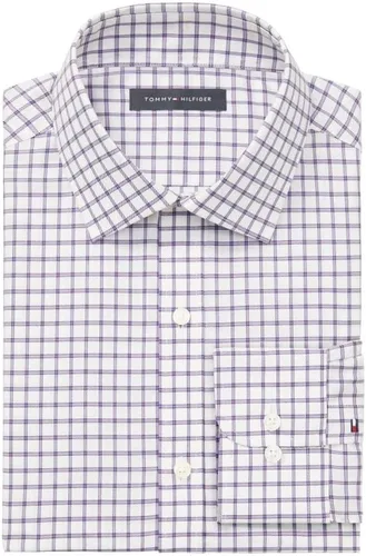 Vista 3 de Tommy Hilfiger Camisa de vestir para hombre Slim Fit Stretch Twill